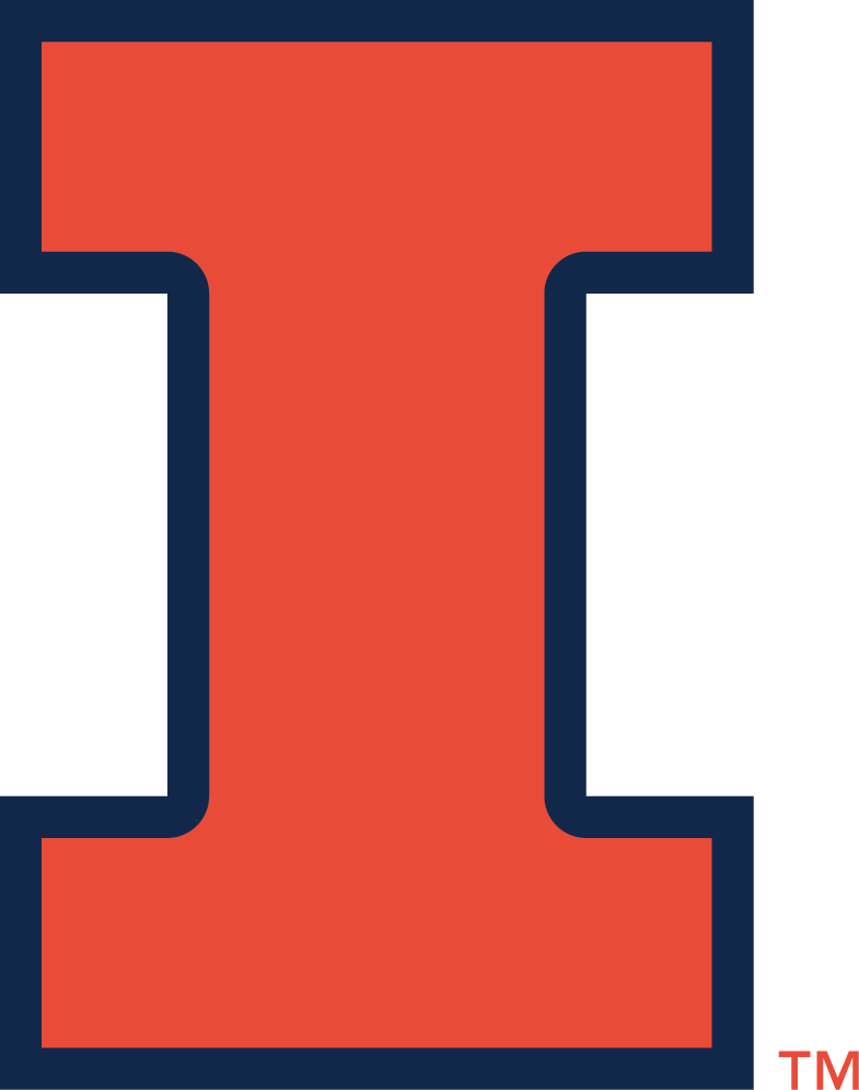 Illinois Fighting Illini 2014-Pres Primary Logo vinyl decal